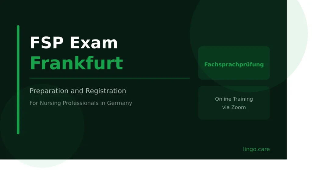 FSP Exam Frankfurt — Preparation and Registration
